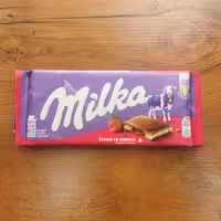 شکلات تابلت میلکا  تمشک 