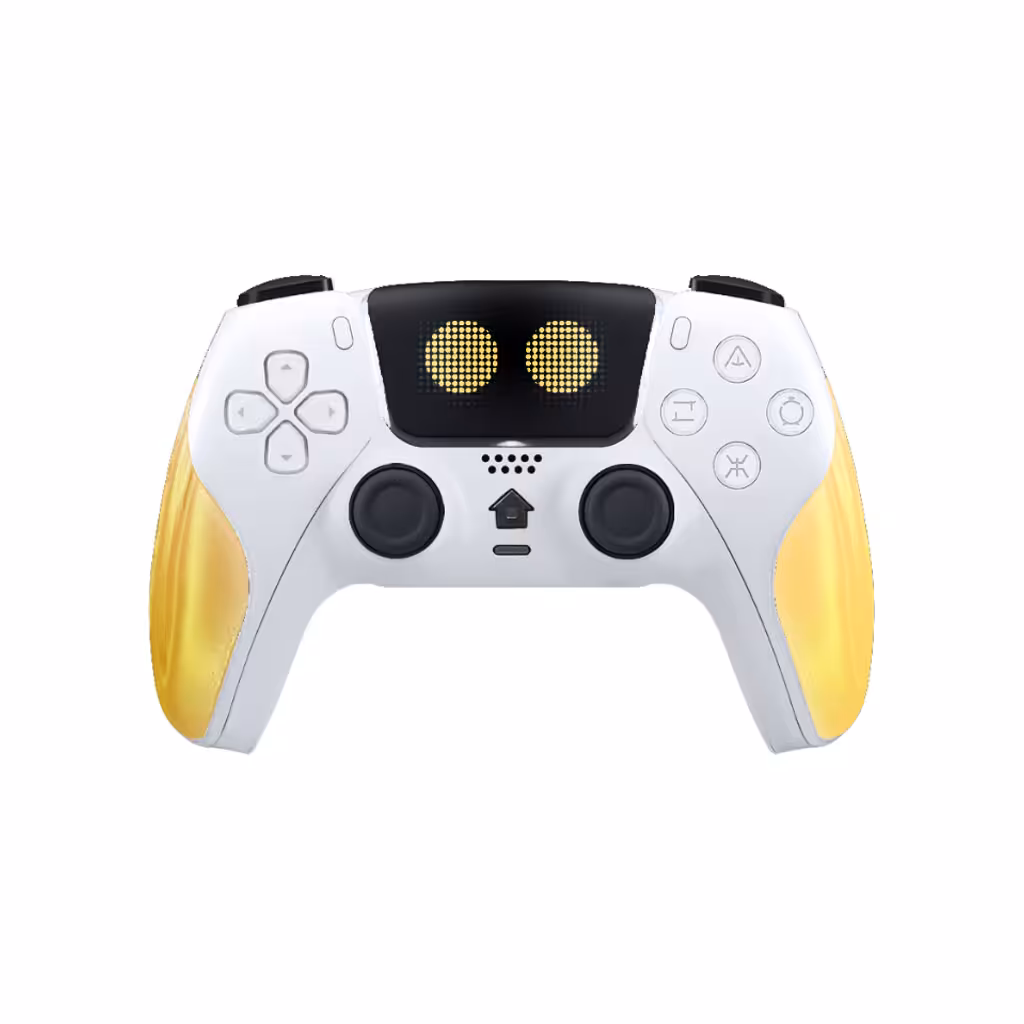 خرید و قیمت دسته بازی پلی استیشن 4 طرح PS5 Astro Bot  مدل PlayX RS-5 PRO
