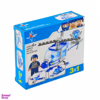 لگو 89 قطعه پلیس 7_250 مدل POLICE HELICOPTER