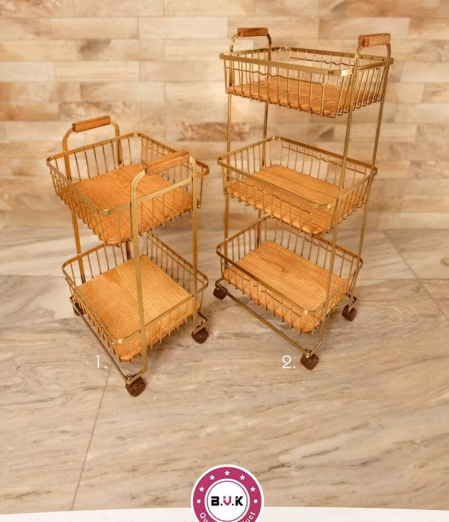 سبد سیب‌زمینی و پیاز B.V.K طرح  KARIZMA طلایی