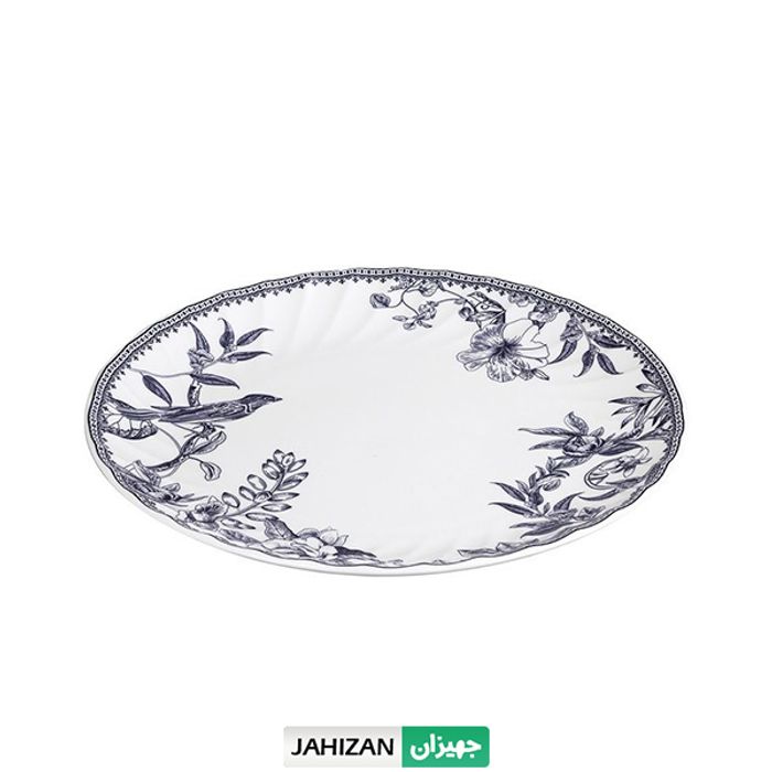 دیس گرد بزرگ گلدکیش طرح لوتوس مدل GK701151-1