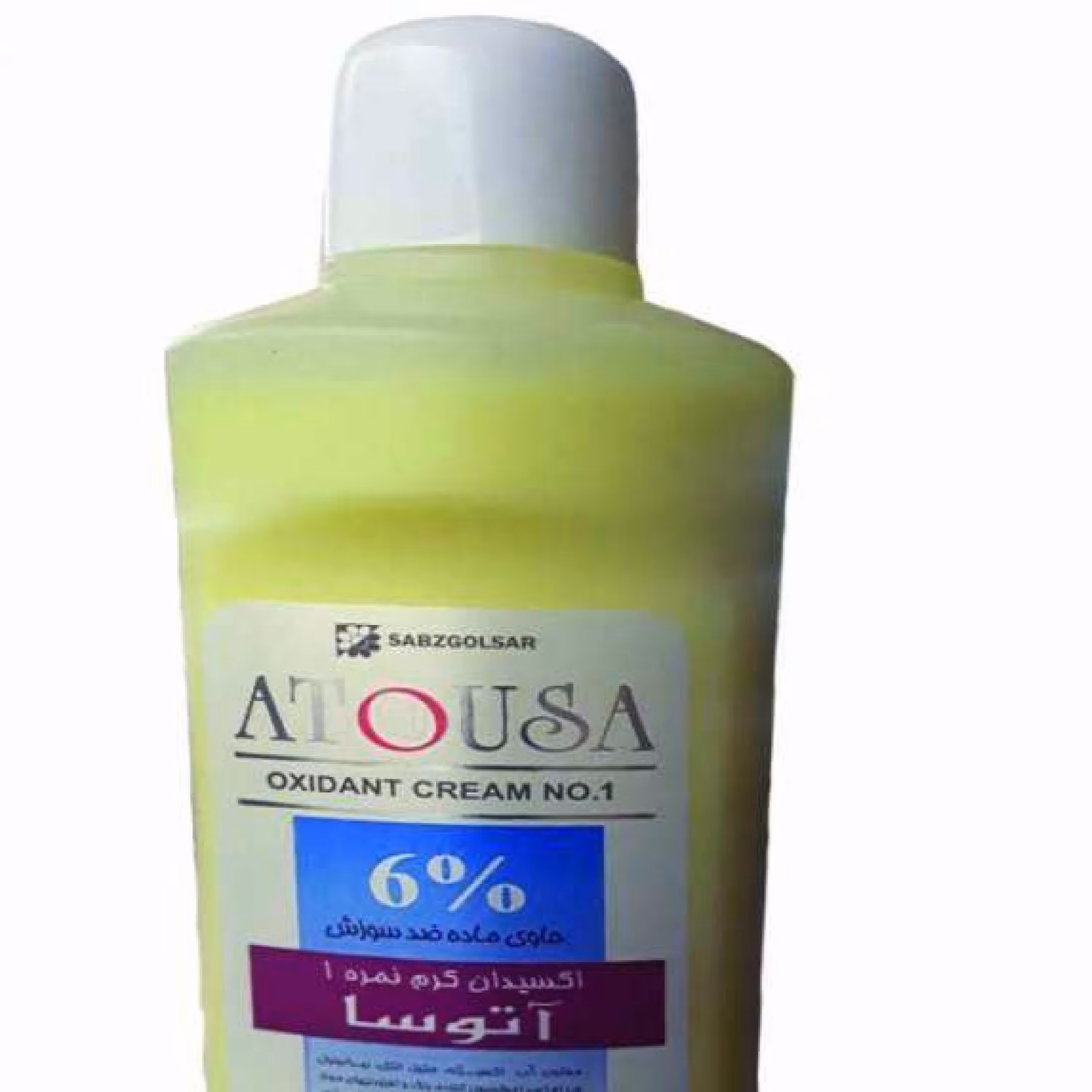 اکسیدان آتوسا 750- شش درصد فعال کننده رنگ مو -تقویت کننده مو-ضدخشکی