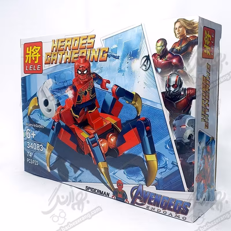 لگو انتقام جویان شخصیت اسپایدرمن 74 تکه