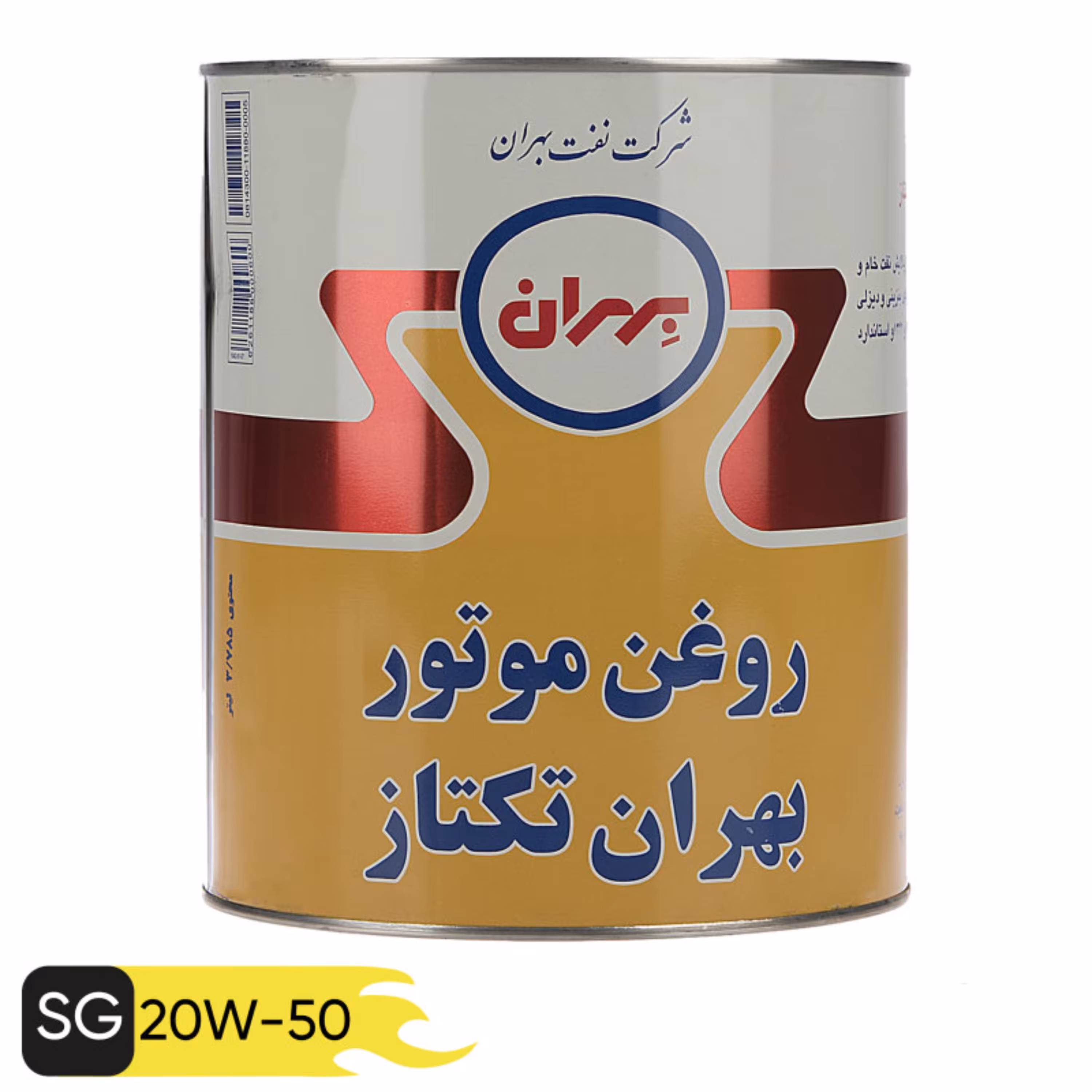 روغن موتور خودرو بهران مدل تکتاز  20w-50 - حجم 4 لیتر 