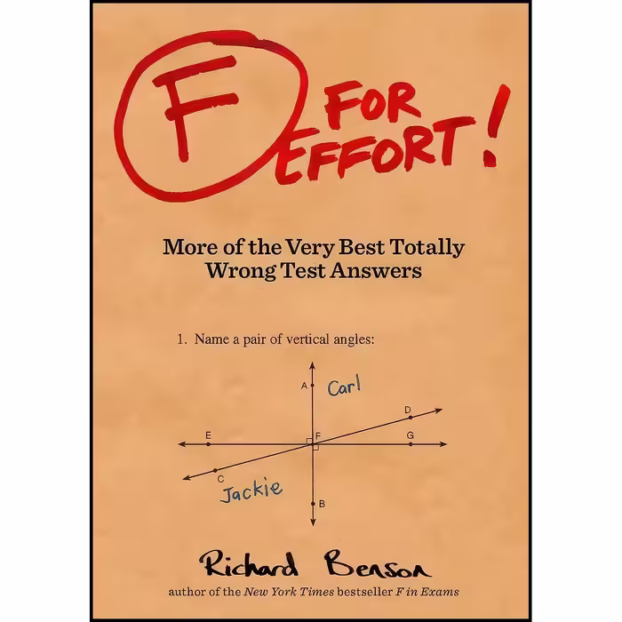 کتاب زبان اصلی F for Effort اثر Richard Benson