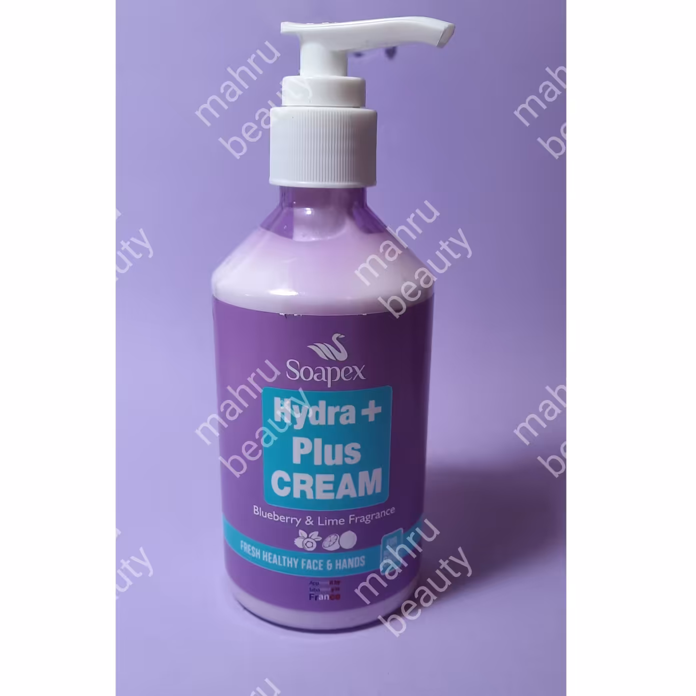 کرم آبرسان سوپکس مدل پمپی حجم 250 میل رایحه بلوبری لیمو محصولات پوستی ماهرو بیوتی