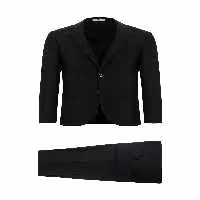 کت وشلوار مشکی مردانه و شلوار کلاسیک برش باریک Kiğılı