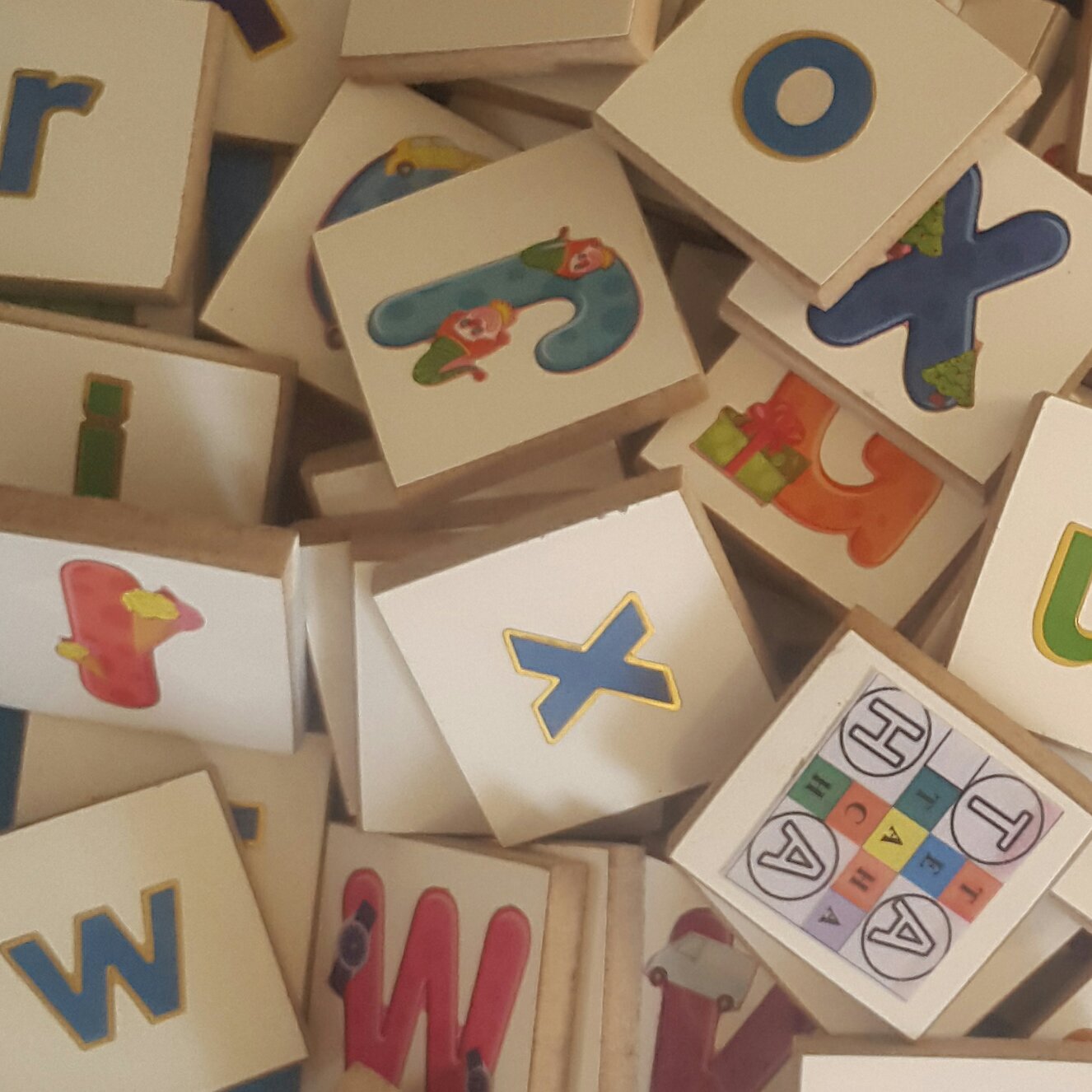 پازل 26 تکه دو رو حروف انگلیسی