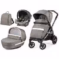 ست 4 تکه کالسکه پگ پرگو مدل Peg-Perego Book City Grey