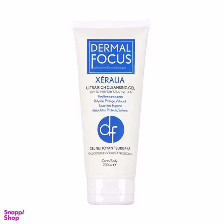 ژل شـوینده بدن درمال فوکوس (Dermal Focus) مدل Xeralia
