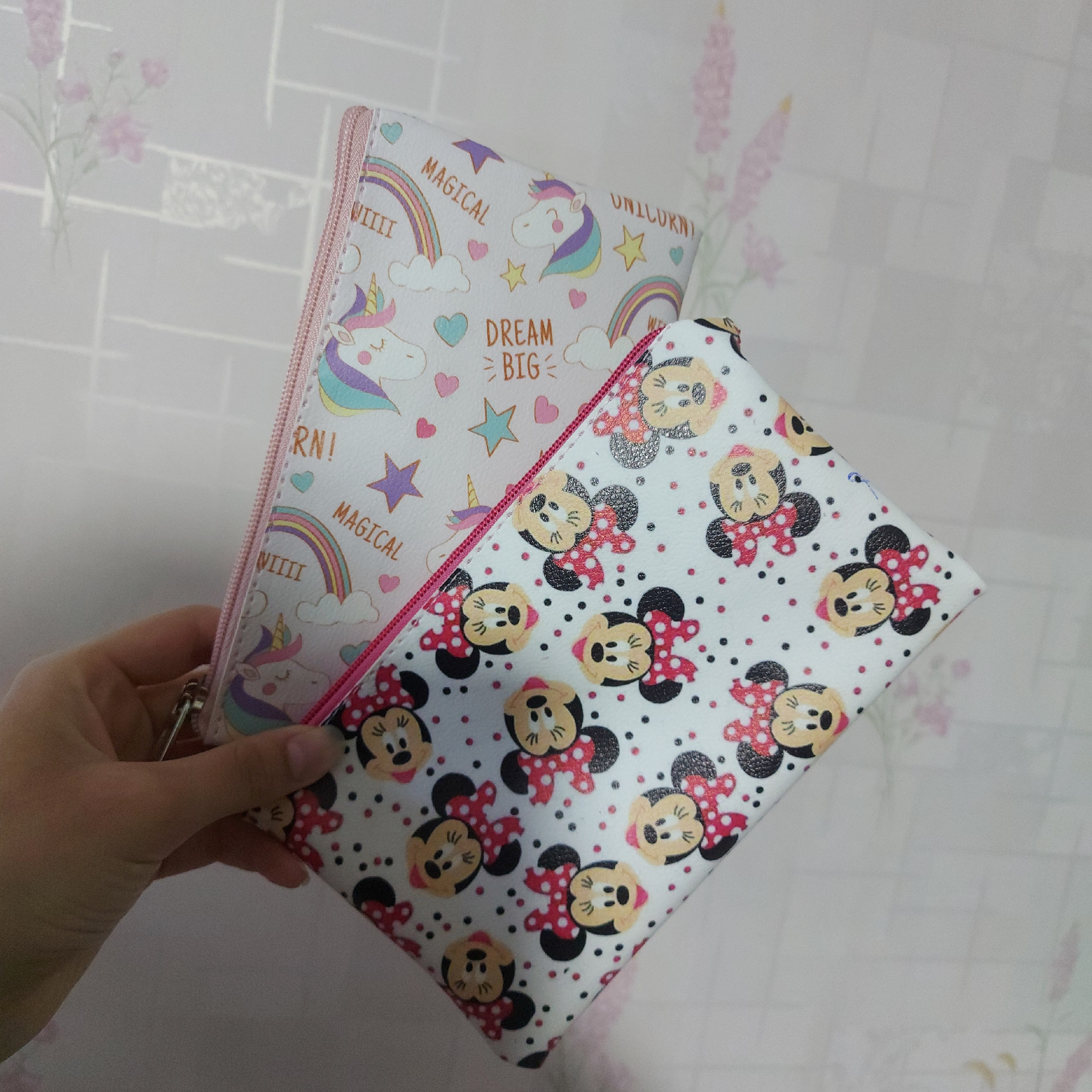 جامدادی فانتزی دخترانه چرمی