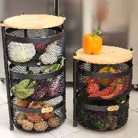 سبد سیب زمینی پیاز