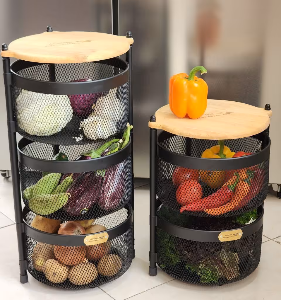 سبد سیب زمینی پیاز