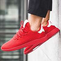 کفش کتانی آدیداس فارل ویلیامز قرمز Adidas Pharrell Williams