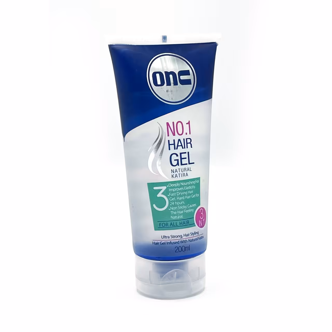 ژل کتیرا مو اُنس مدل تیوپی سفید حجم 200 میل