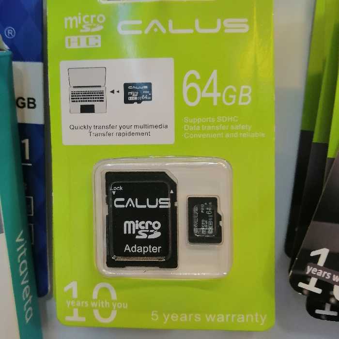 فلش 64GB و مموری SD. برند calus