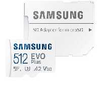 کارت حافظه MicroSDXC سامسونگ مدل Samsung EVO Plus UHS-I U3 V30 A2 ظرفیت 512 گیگابایت
