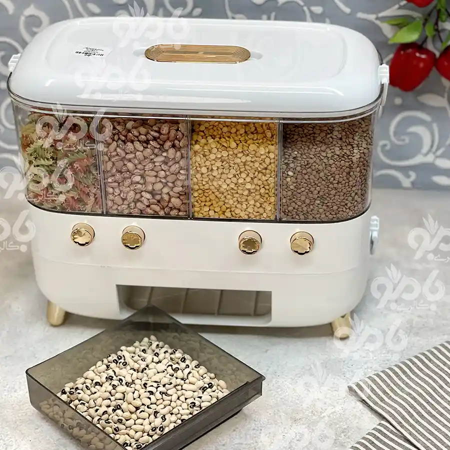 باکس جاحبوبات پهن 4خانه