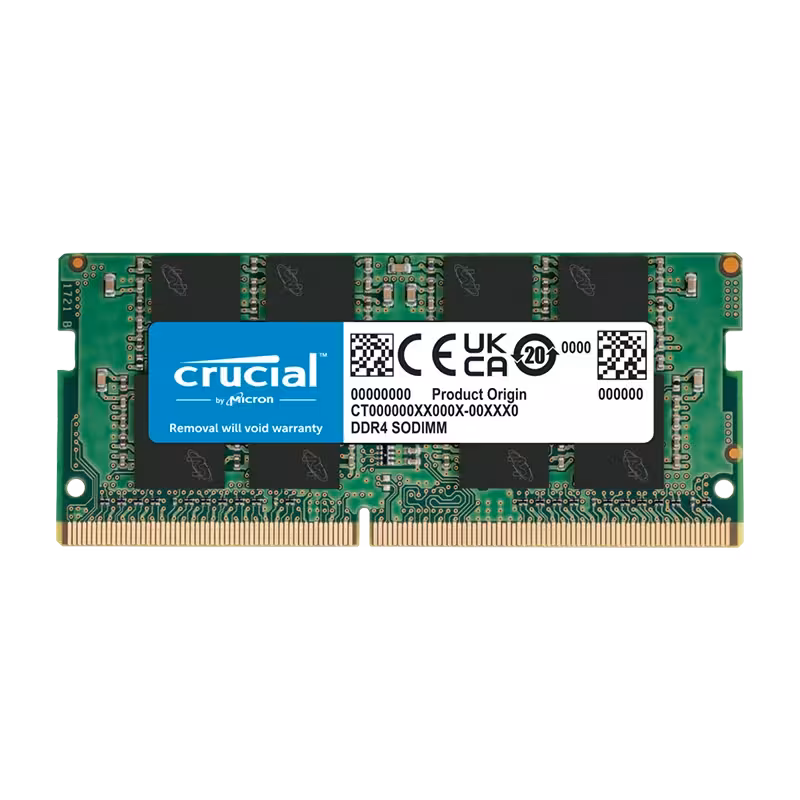 قیمت رم لپ تاپ تک کاناله کروشیال DDR4 3200MHz CL22 ظرفیت 8GB