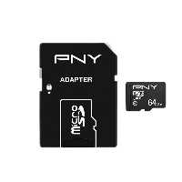 کارت حافظه PNY 64G کلاس 10 سرعت 100MB/S همراه با آداپتور