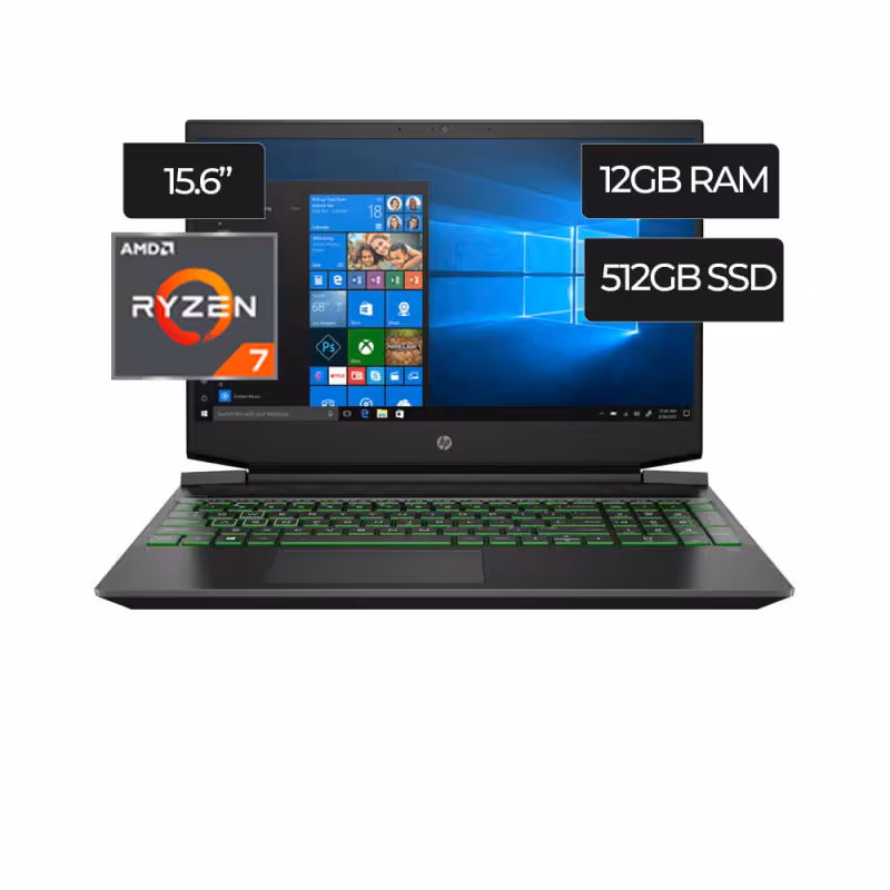 لپ تاپ 15.6 اینچی اچ‌پی مدل Pavilion Gaming 15-EC1046