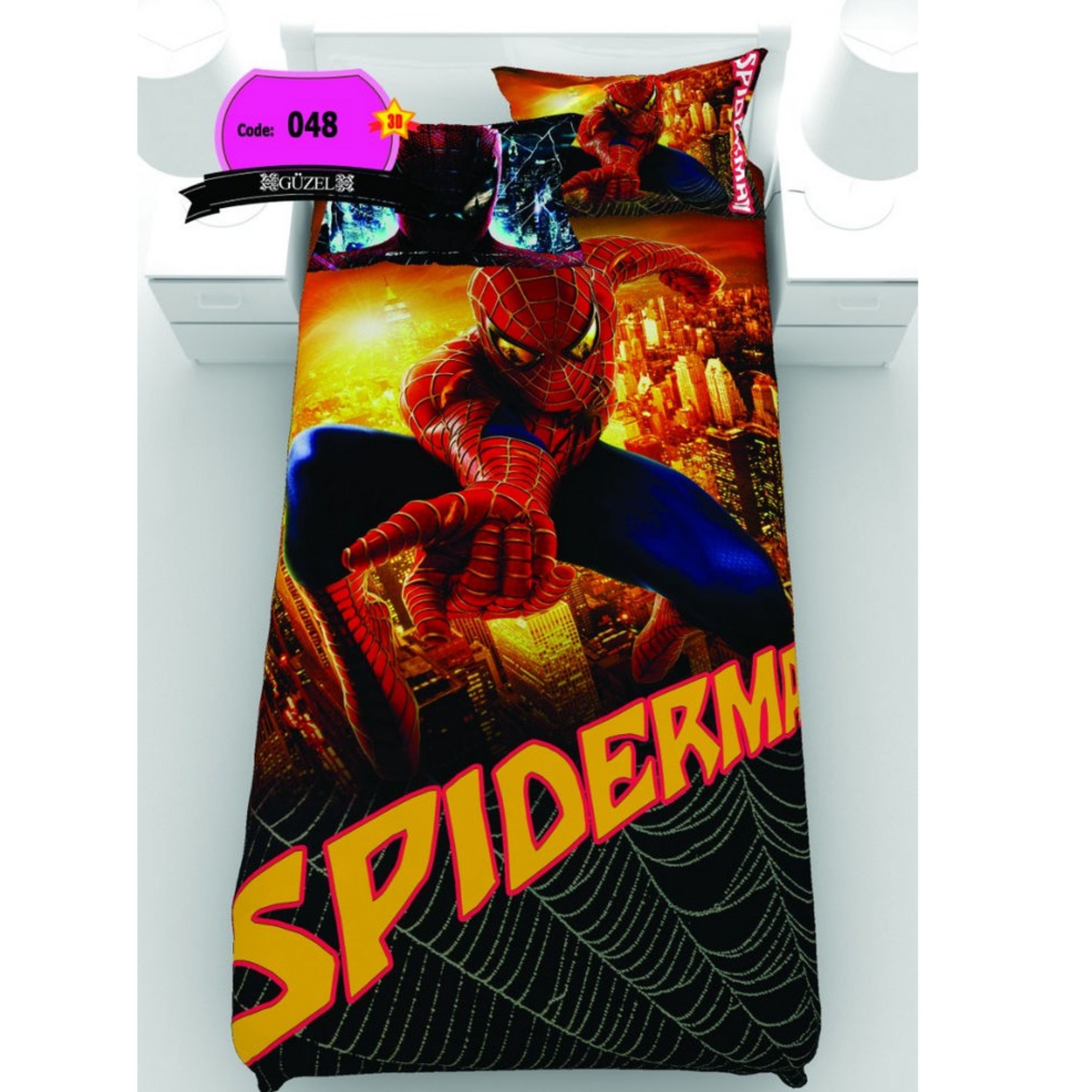 روتختی تک نفره سه بعدی برند گوزل -5 تکه -کد48