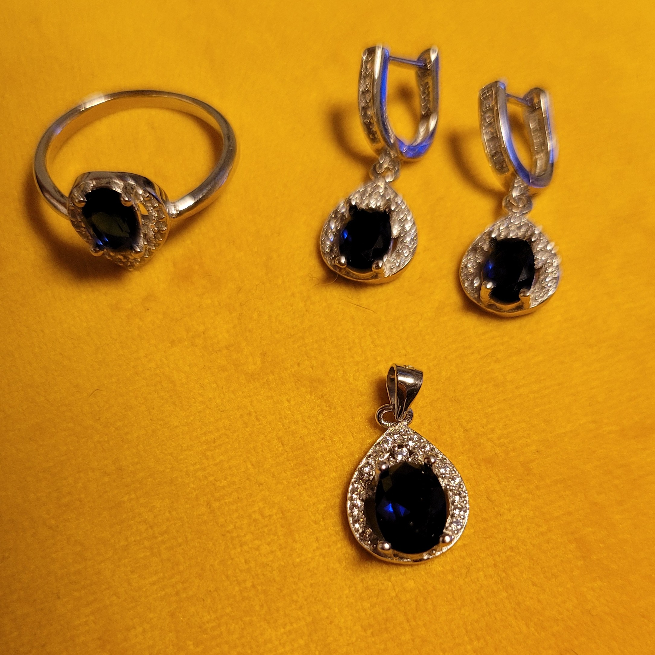 نیم ست نقره 