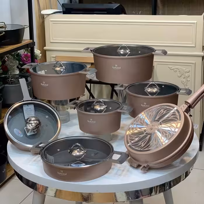 قابلمه 15پارچه راکلندو بلانزو(ارسال رایگان نیست)کیفیت عالیی