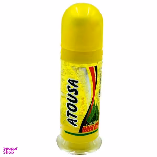 ژل مو آتوسا (Atousa) مدل Aloe Vera رنگ زرد حجم 100 میلی‌ لیتر