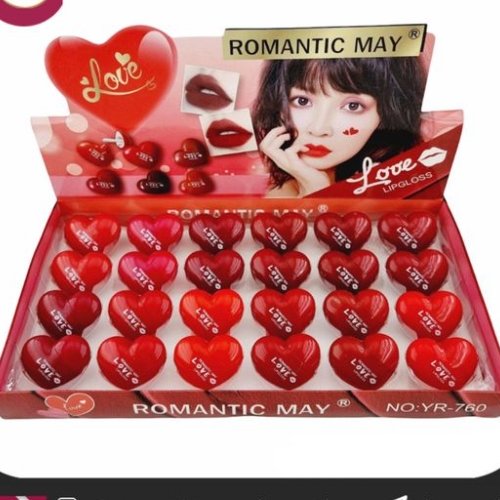 رژ لب مایع قلبی رومانتیک 6 عددی