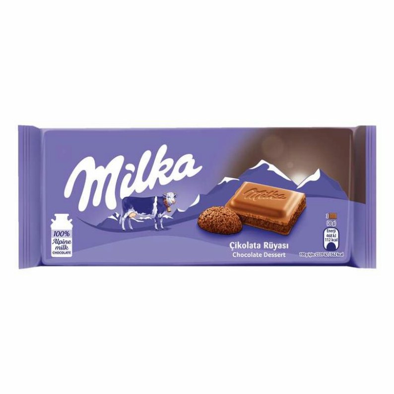 شکلات اورئو کاکائویی 100 گرمی میلکا Milka Oreo choco ترکیه