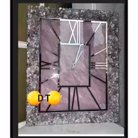 ساعت کریستالی رزینی مستطیلی