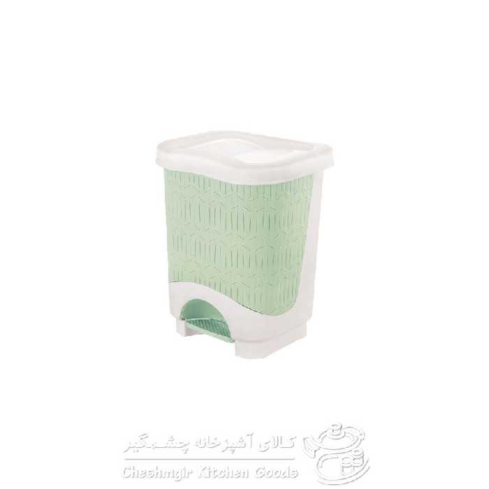 سطل پدالی 4 گوش کوچک بامبو لیمون کد 158235