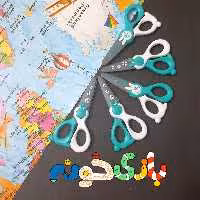 قیچی کاغذ بر فانتزی طرح خرگوش 