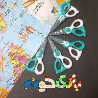 قیچی کاغذ بر فانتزی طرح خرگوش 