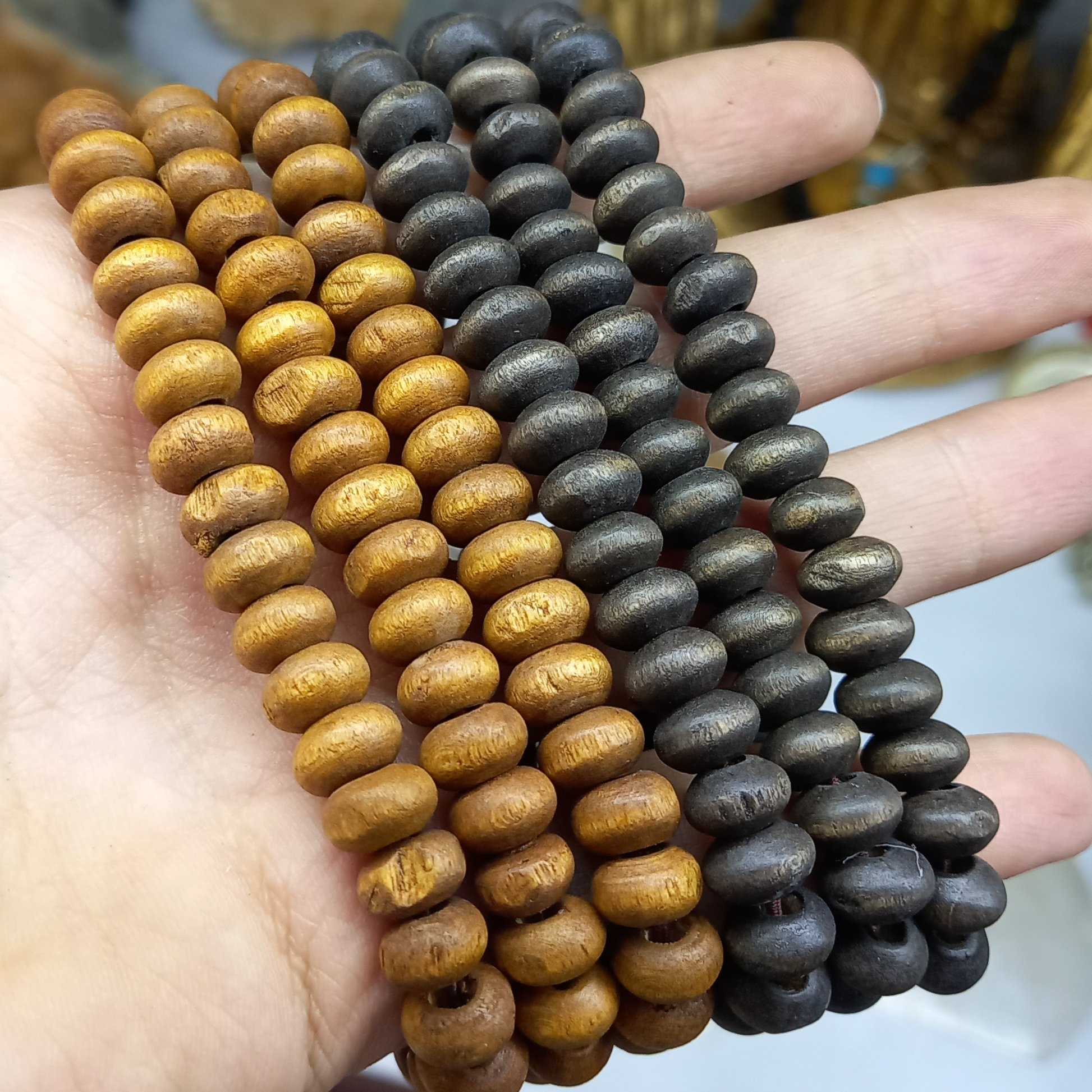 دستبند چوبی کشی واشری