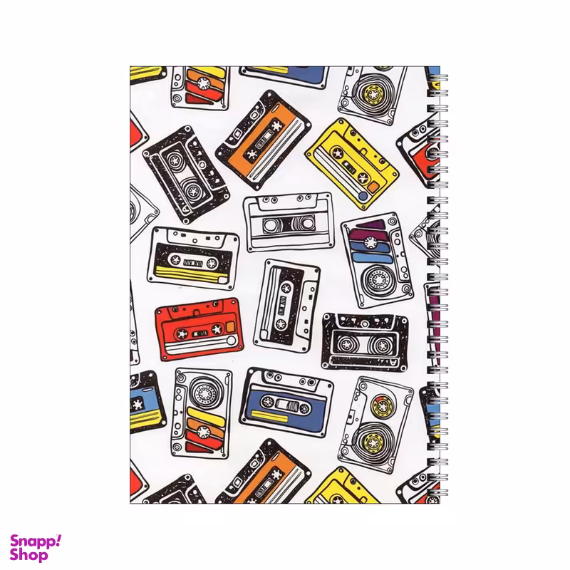 دفتر مشق 80 برگ بامبیلیپ طرح نوارکاست کد 2833969