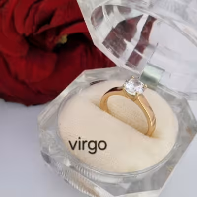 انگشتر تک نگین برند ژوپینگ