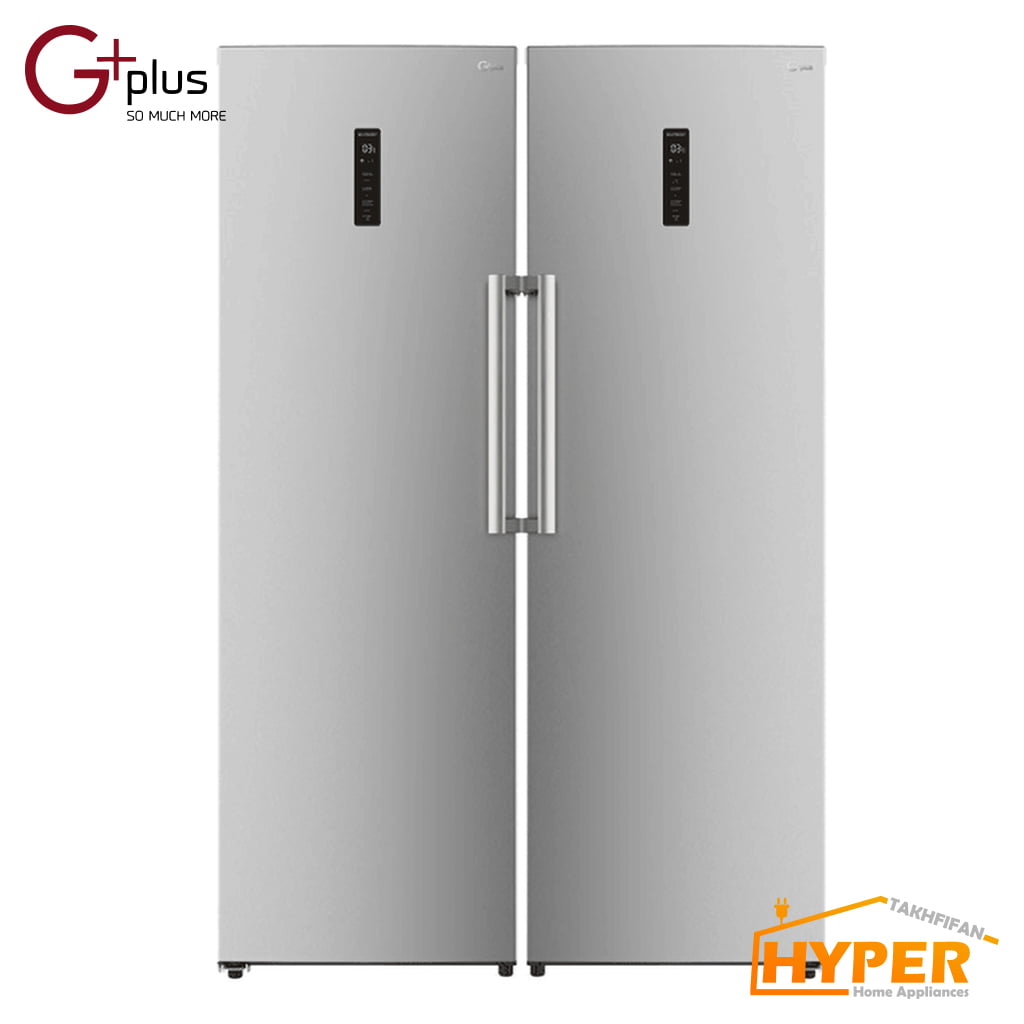یخچال فریزر دوقلو جی پلاس GRF-K214FS GRF-K214LS نقره ای