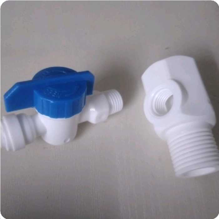 شیر ورودی و سه راهی پلاستیکی تصفیه آب، کولر و یخچال