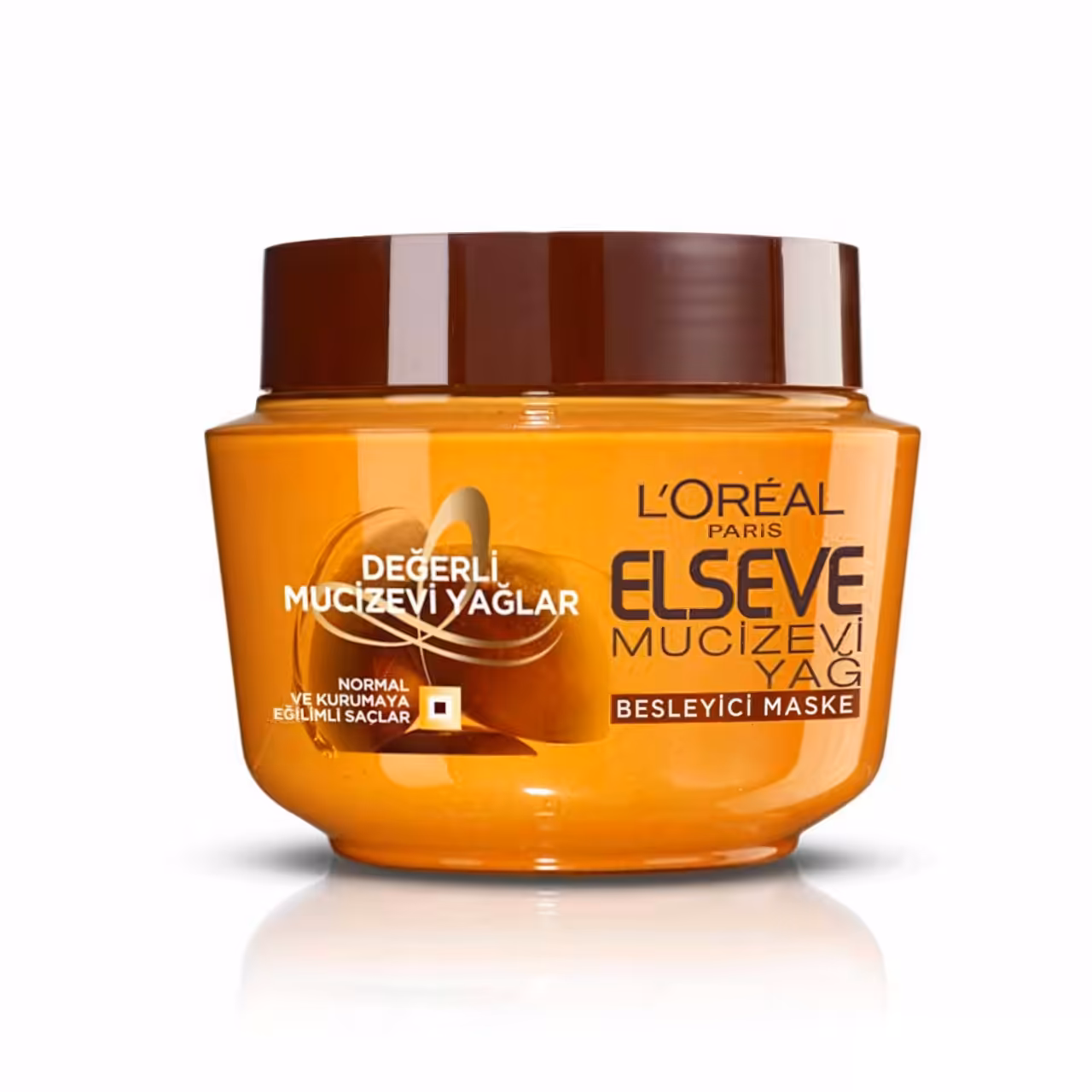 ماسک مو لورآل مدل Mucizevi Yag مناسب موهای معمولی و خشک 300 میلی لیتر