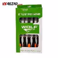 ست سوهان 8 اینچ دسته دار 5 عددی ولف