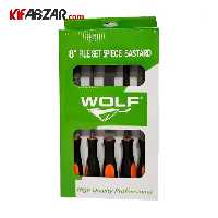 ست سوهان 8 اینچ دسته دار 5 عددی ولف