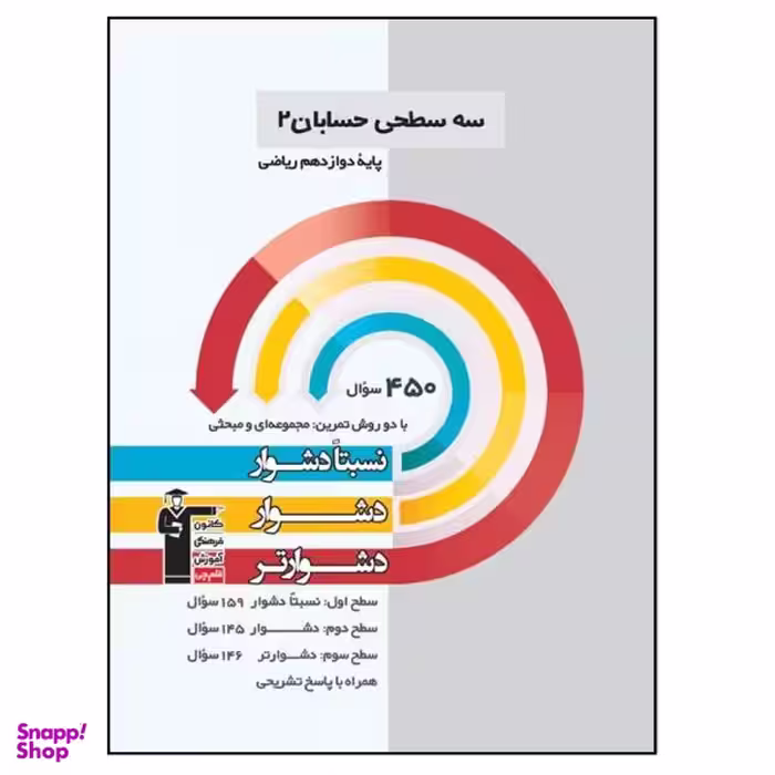 کتاب سه سطحی حسابان پایه دوازدهم اثر جمعی از نویسندگان نشر قلم چی