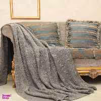 شال مبل و تخت ستیمو طرح مارپیچ سایز 220×160سانتی متر