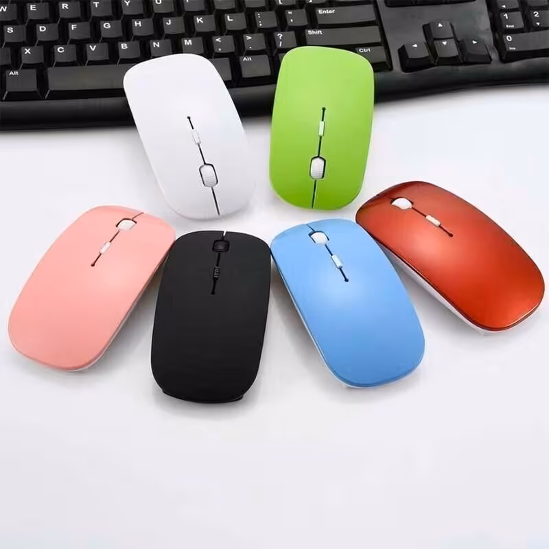 ماوس بی سیم مدل 4D نقره ای