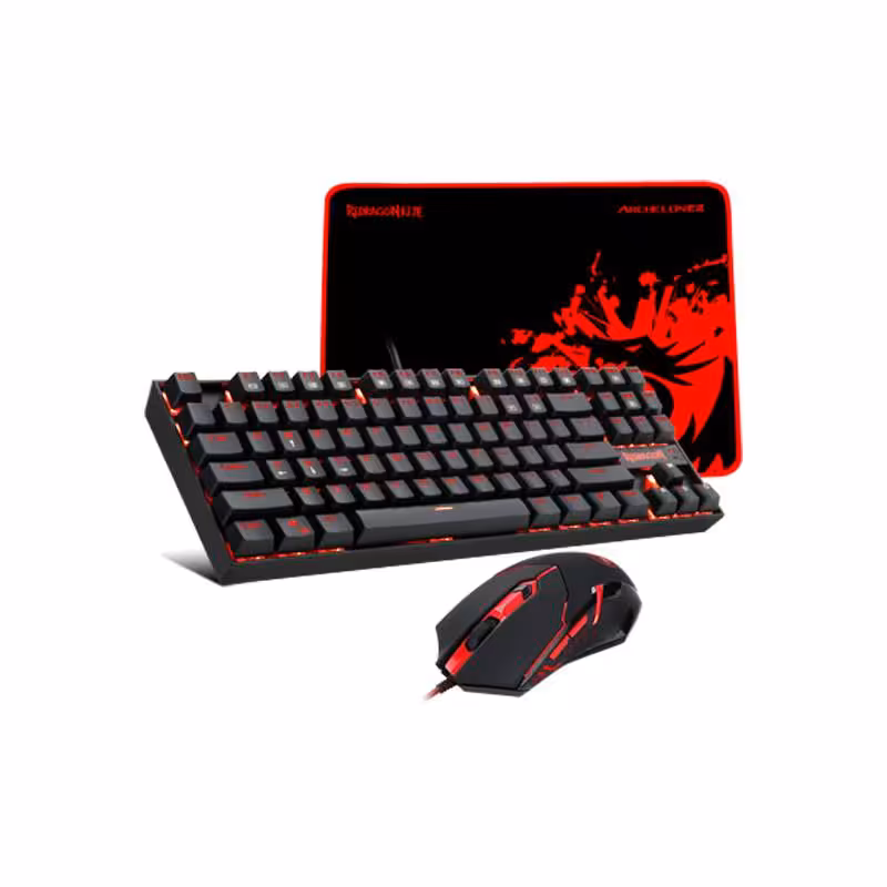 خرید باندل گیمینگ موس و کیبورد و پدموس ردراگون Redragon K552-BA با بهترین قیمت