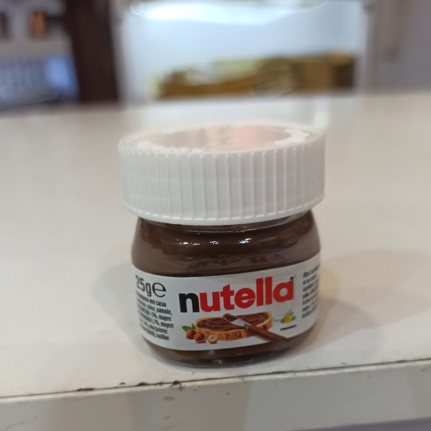 شکلات صبحانه نوتلا(nutella)25 گرمی اصل ایتالیا