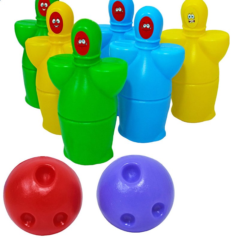 اسباب بازی و سرگرمی بولینگ آدمک و توپ 