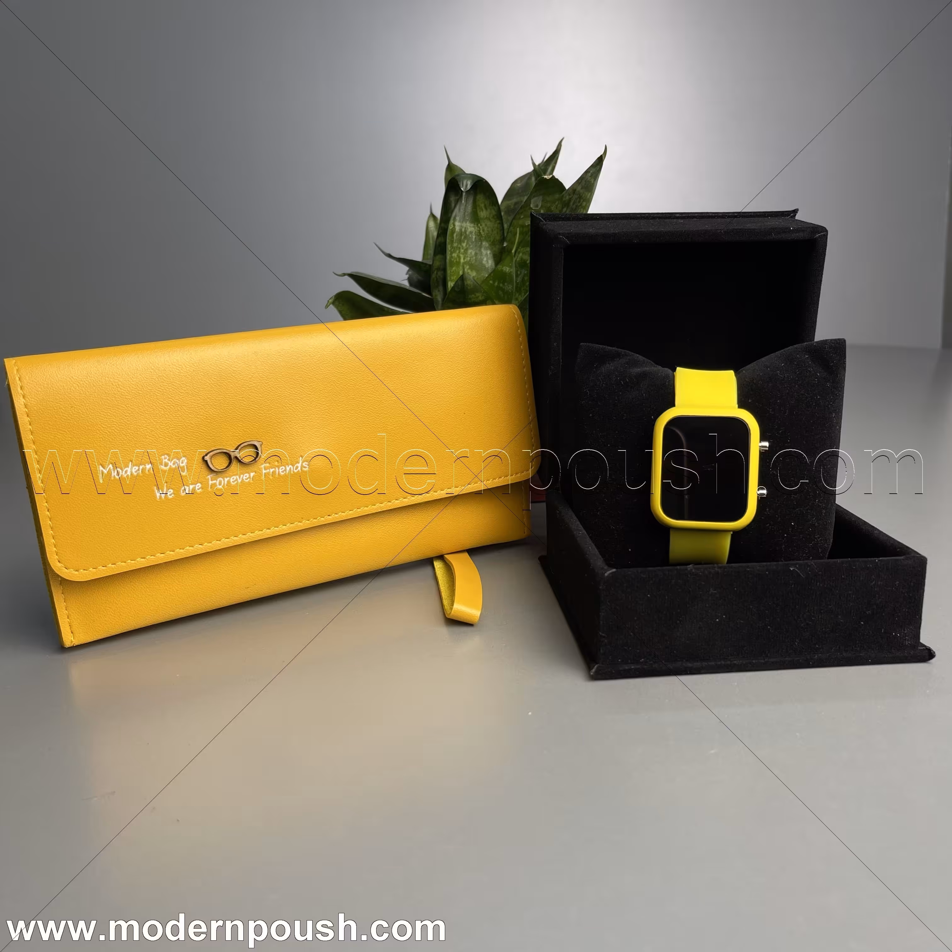 کیف پول (جا موبایلی) رنگ خردلی مناسب هدیه و کادو